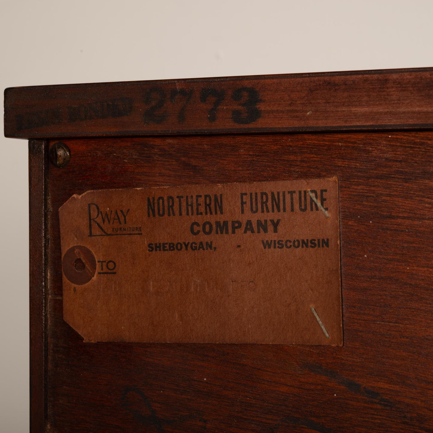 1940s Rway Northern Furniture Co Mahogany Bow Front Buffet Server Sideboard, Elegant Dining Room Furniture, Classic Piece