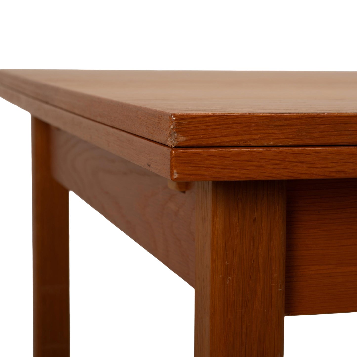 Mid-Century Danish Modern Teak Expanding Dining Table by Brdr. Furbo