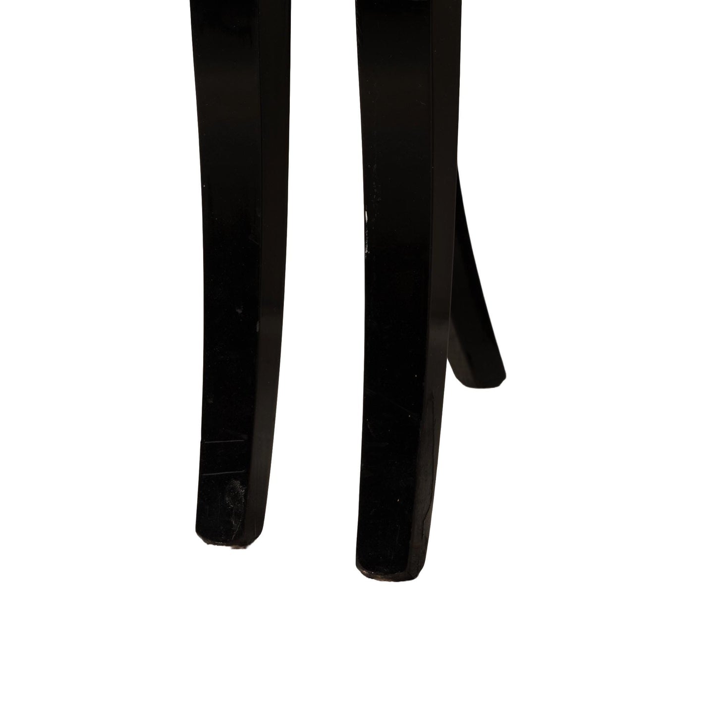 Set of 4 Sculptural Dining Chairs by Pietro Constantini for Ello Furniture - Black - Made in Italy - Postmodern- USA Shipping Available