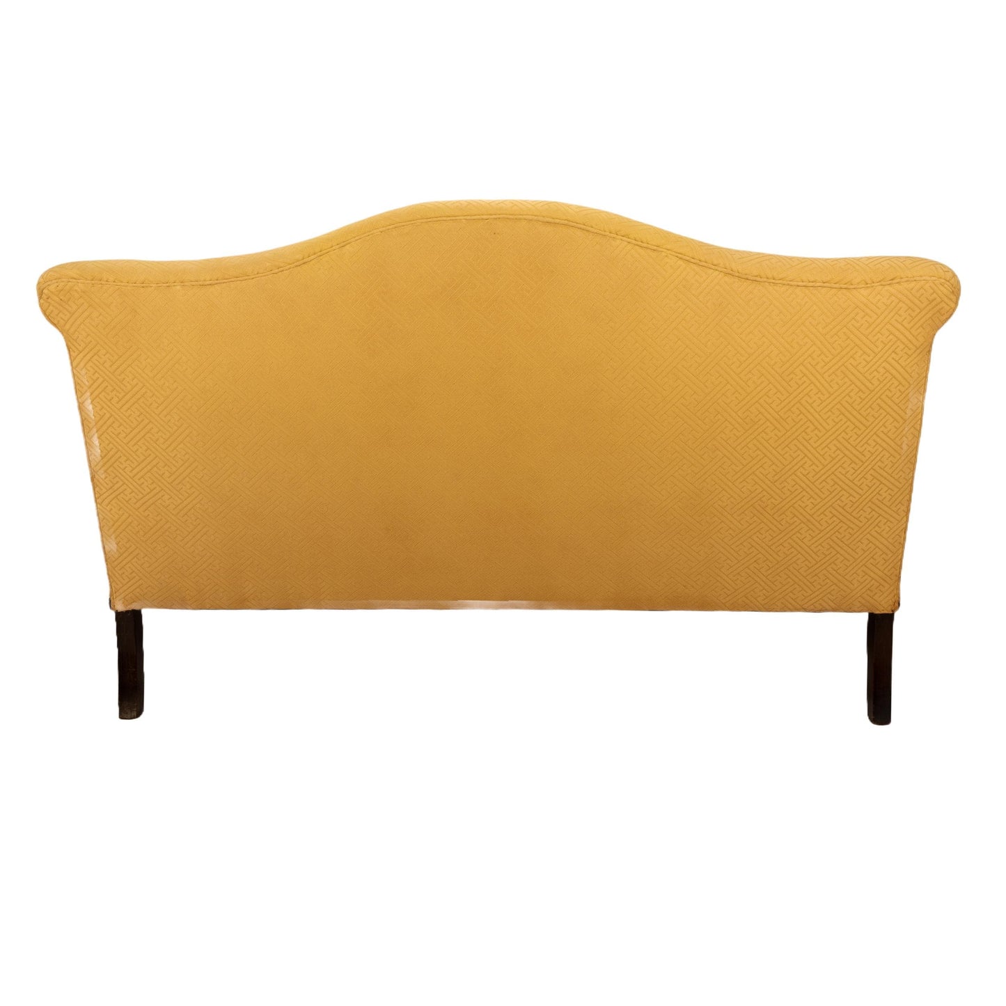 Vintage 1940s English Camelback Claw Footed Chippendale Upholstered Settee Loveseat Sofkka English Style, Original Upholstery , Gorgeous Piece