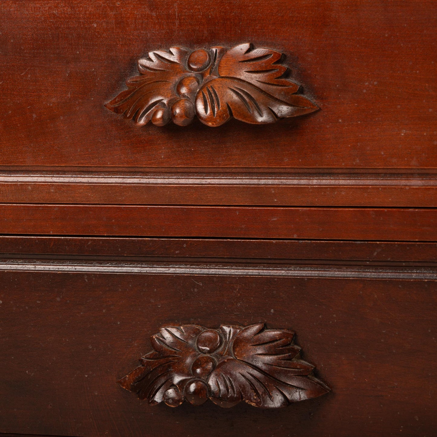 Mid Century Carl Forslund Nightstands – Pair of 3 Drawer Cherry Wood Side Tables, Vintage Chest End Tables, Traditional Bedroom Furniture