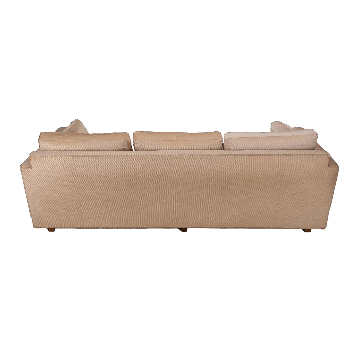 1970s Long Parson Sofa by Baker – Duck Feather Down Cushions, Upholstered Couch for Reupholstery, MCM Designer Seating Vintage 2 of 2