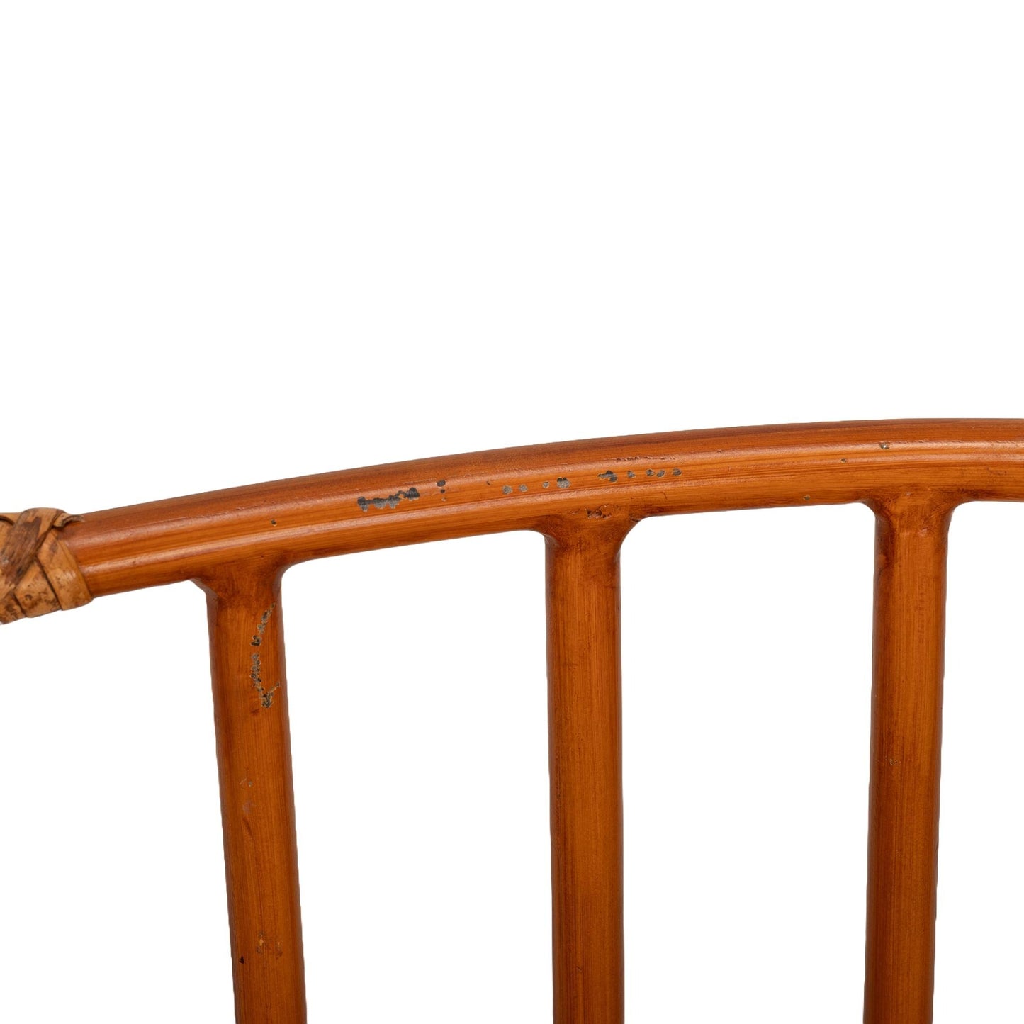 Mid Century Pair of French Iron Faux Bamboo & Wicker Folding Chairs - Boho Chic Unique Statement Pieces, Elegant Design, USA Shipping Avail.