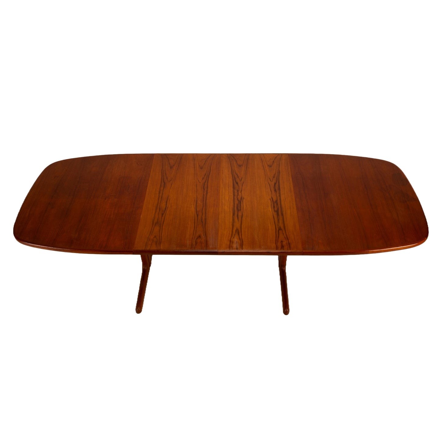 1970s Danish Modern Skovby Teak Dining Table – Mid Century Expanding Table w/ 2 Leaves, Vintage MCM Scandinavian Extendable Table