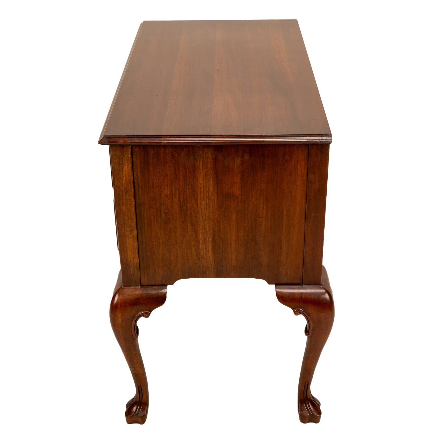 Vintage Ethan Allen Georgian Court Lowboy in Cherry – Traditional Colonial Style Accent Chest or Dresser, USA Shipping Available