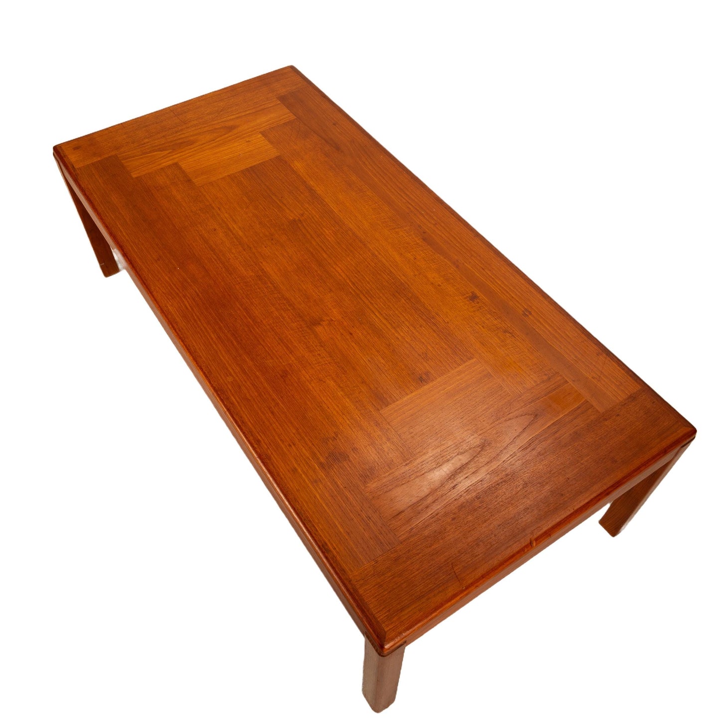 Danish Modern Teak Coffee Table – Vejle Stole of Denmark – 1970s Mid Century Modern Table – Scandinavian Vintage Furniture USA Shipping