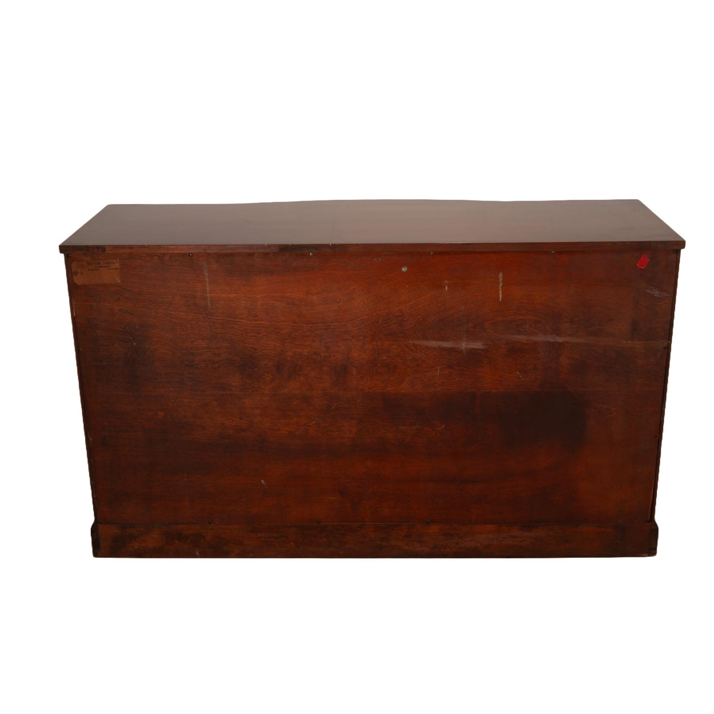 1940s Rway Northern Furniture Co Mahogany Bow Front Buffet Server Sideboard, Elegant Dining Room Furniture, Classic Piece