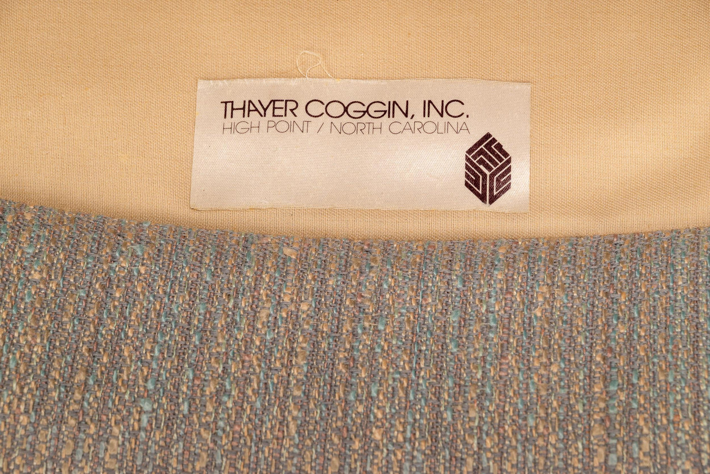 1989 Milo Baughman for Thayer Coggin Swivel Tub Lounge Chairs - A Pair , Hollywood Regency MCM Gold Trimmed Base USA Shipping Available