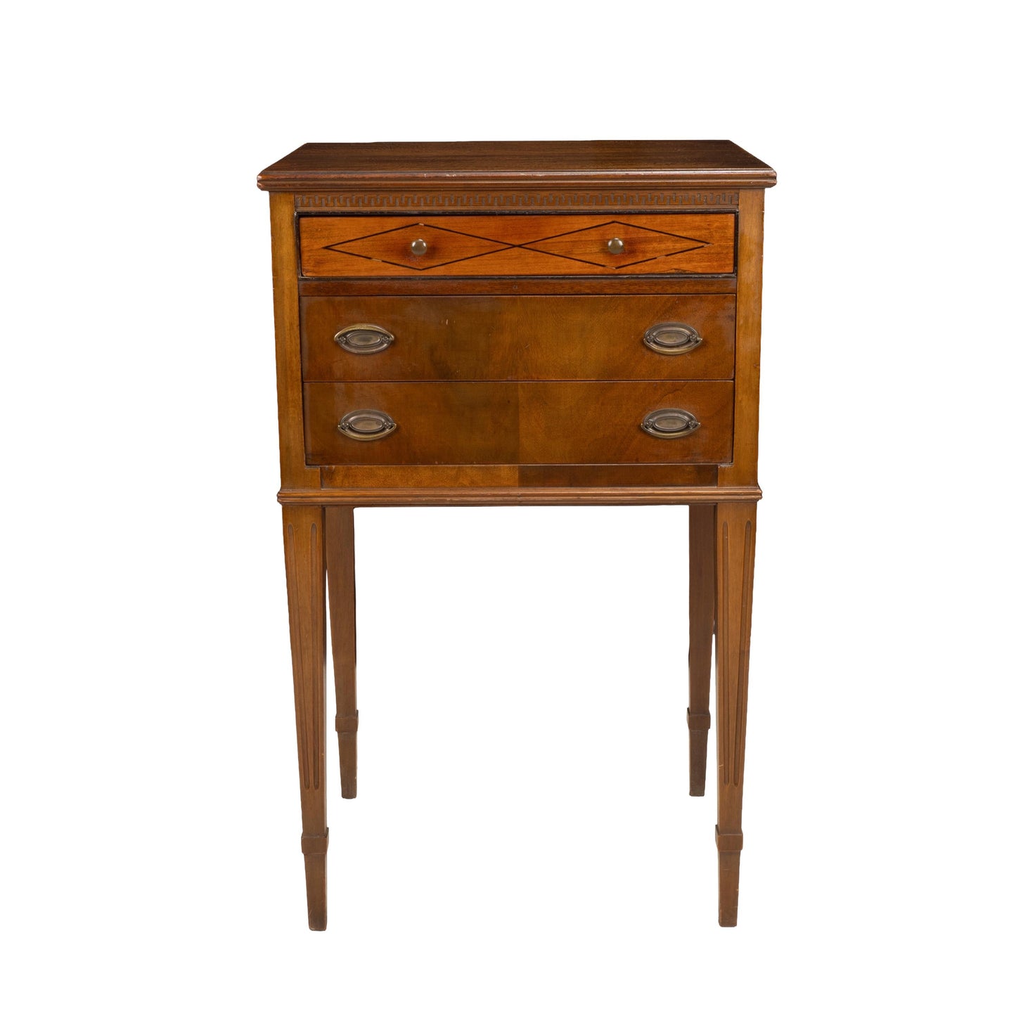 Charles P Limbert Arts & Crafts Oak Jewelry Chest Side Table Felt Lined Drawers