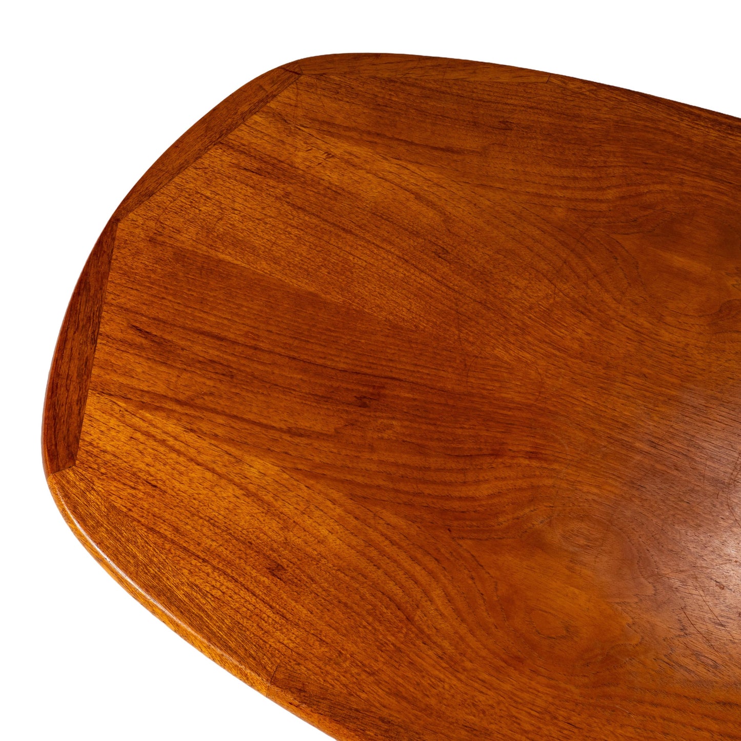 Vintage Solid Teak Danish Modern Coffee Table Nordic Furniture of Ontario MCM