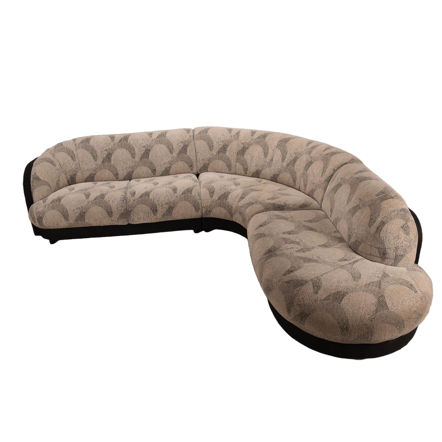 1980s Modern Sculptural Serpentine Sofa Sectional by Vladimir Kagan for Preview Furniture - Unique Post Modern Design Statement Piece