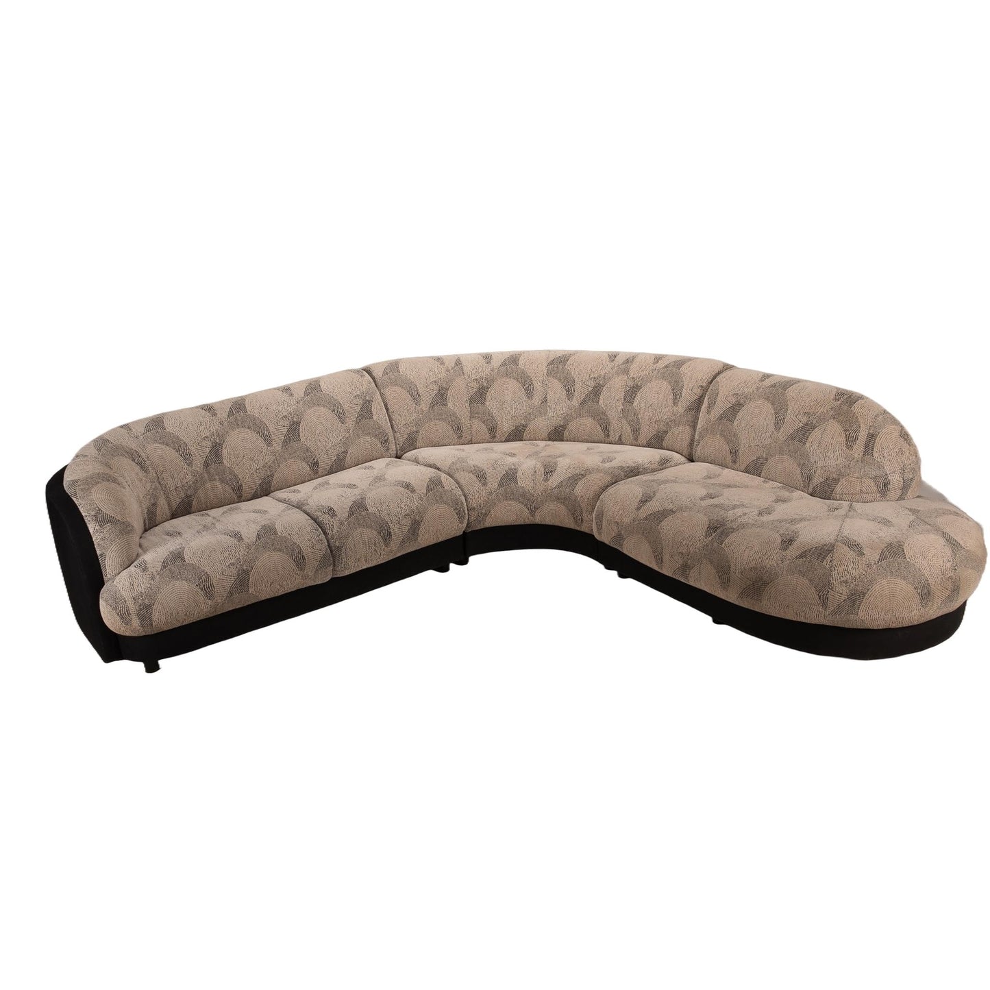1980s Modern Sculptural Serpentine Sofa Sectional by Vladimir Kagan for Preview Furniture - Unique Post Modern Design Statement Piece