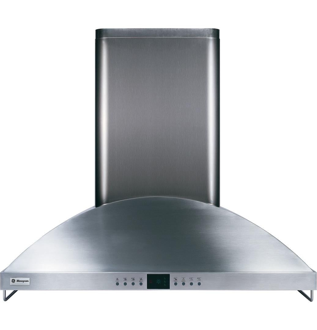 GE Monogram 36" Wall Mount Stainless Steel Chimney Range Hood - ZV950SDSS New