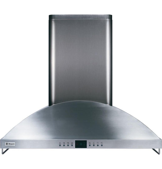 GE Monogram 36" Wall Mount Stainless Steel Chimney Range Hood - ZV950SDSS New