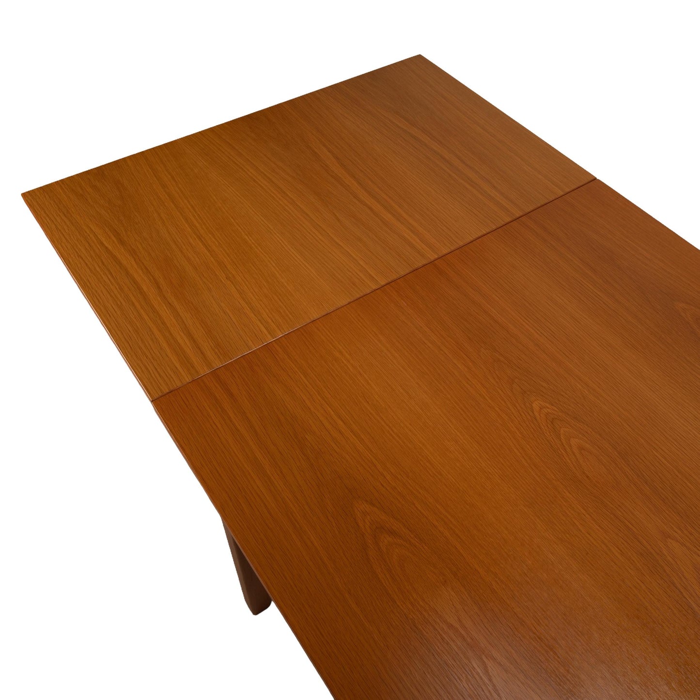Mid-Century Danish Modern Teak Expanding Dining Table by Brdr. Furbo