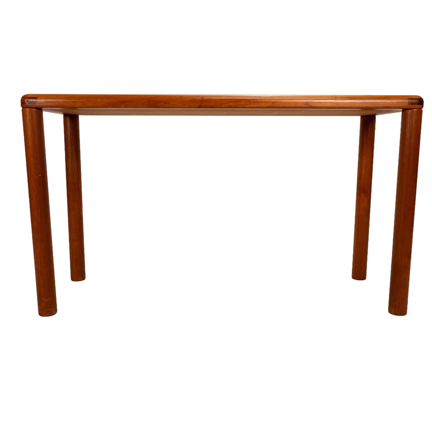 1970s Haslev Teak Console Table With Ceramic Tile Top - Made in Denmark