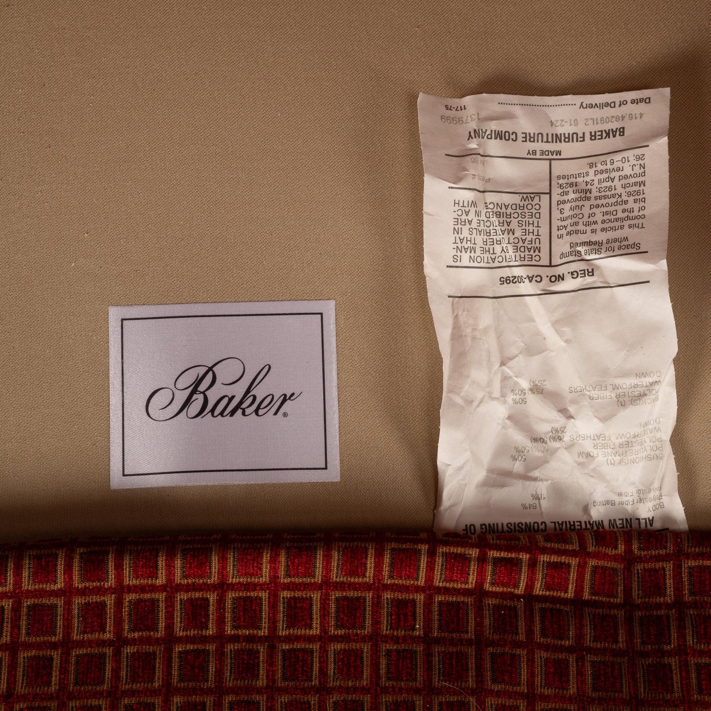 Baker Furniture Waterfowl Down English Roll Arm Skirted Club Chairs - A Pair