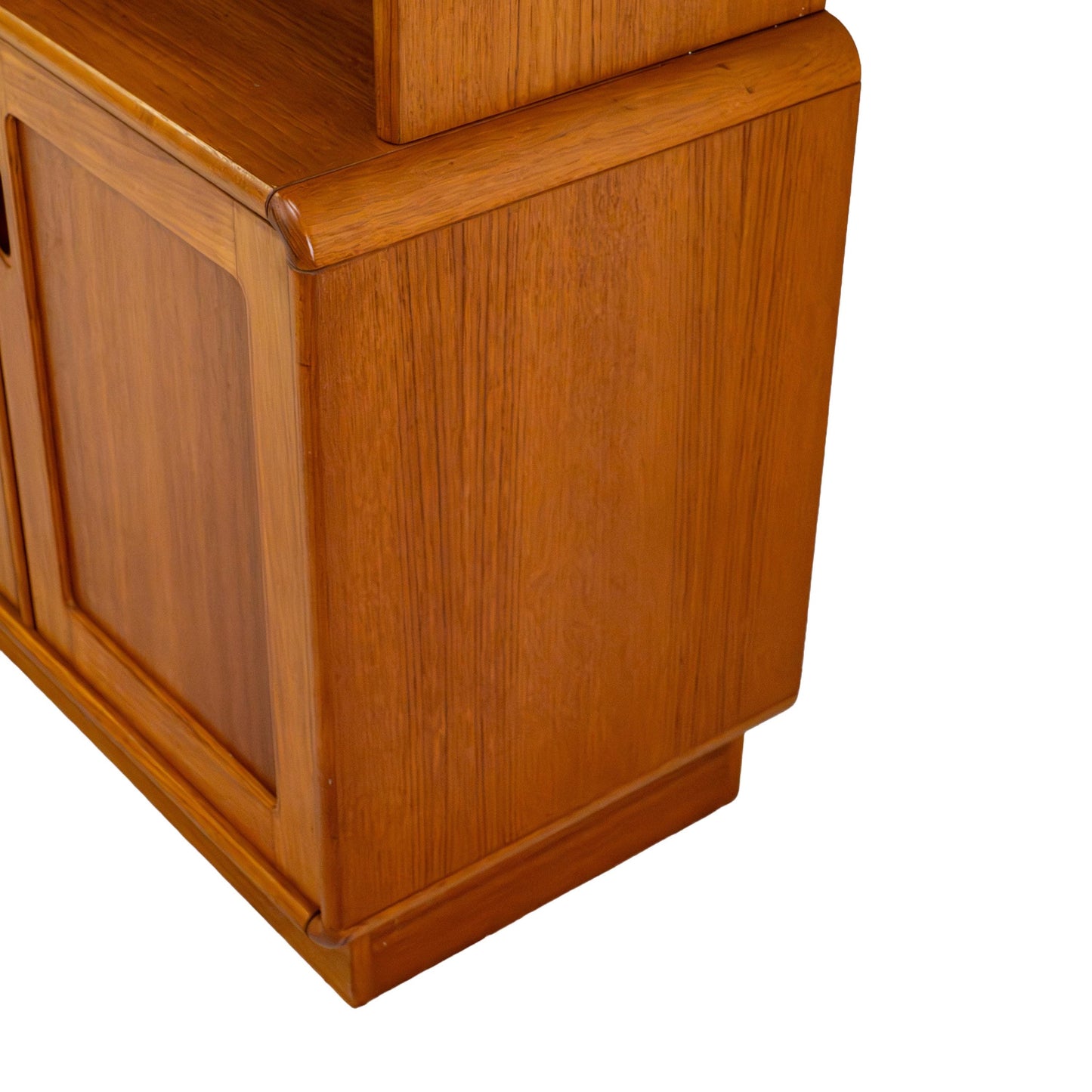 Sun Cabinet Teak Hutch Display Cabinet Credenza Mid Century Modern Lighted
