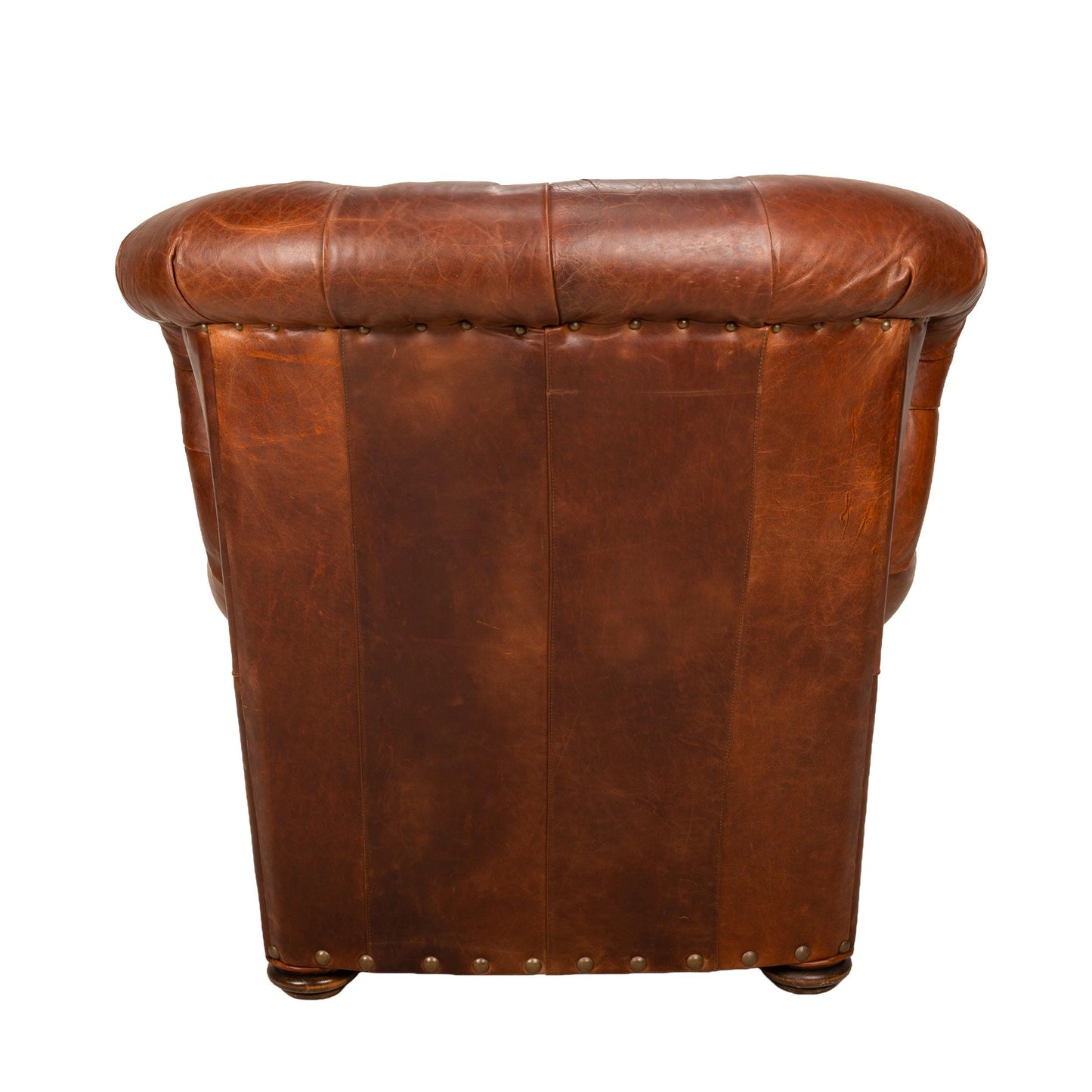 Mitchell Gold for Restoration Hardware Chesterfield Tufted Leather Lounge Chair