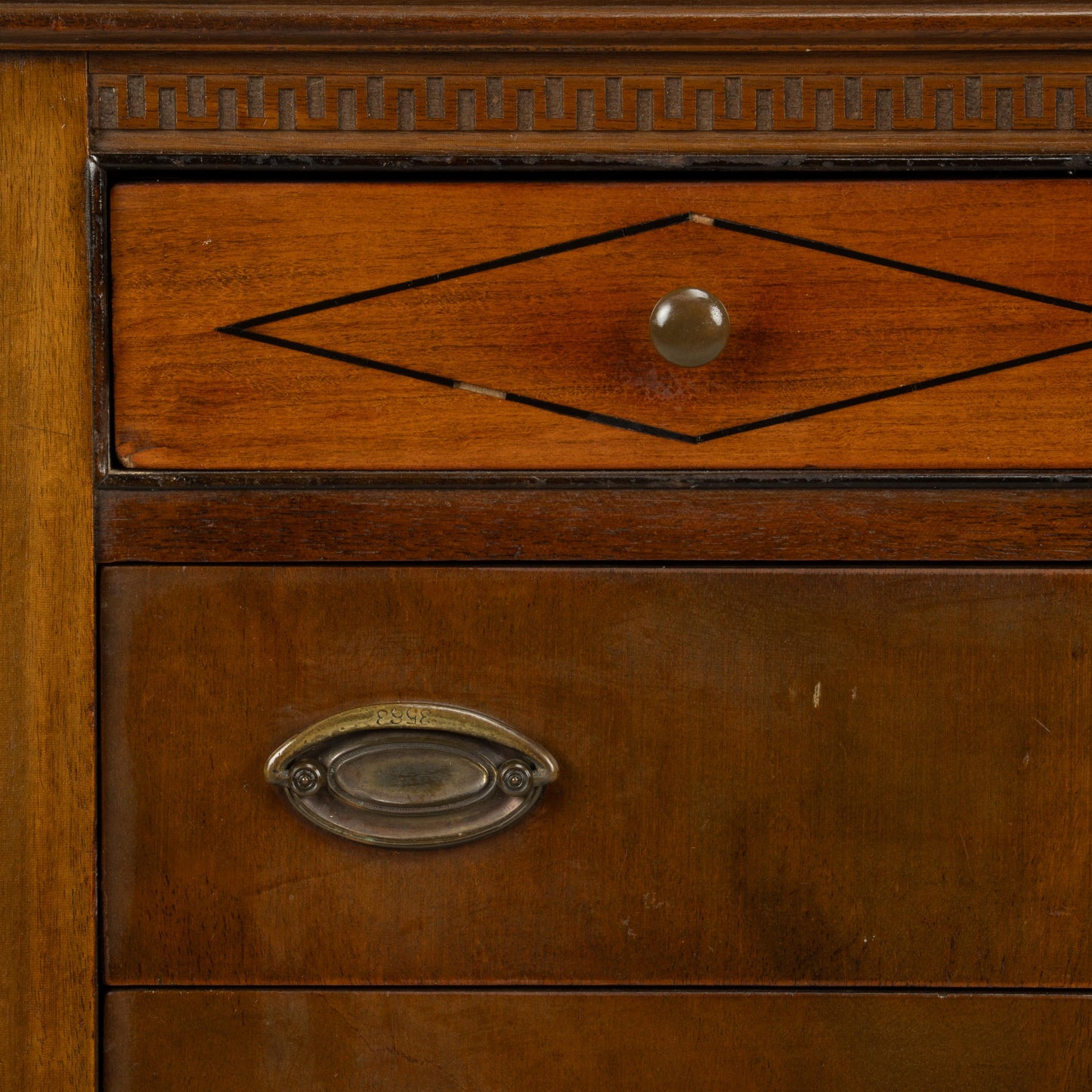 Charles P Limbert Arts & Crafts Oak Jewelry Chest Side Table Felt Lined Drawers