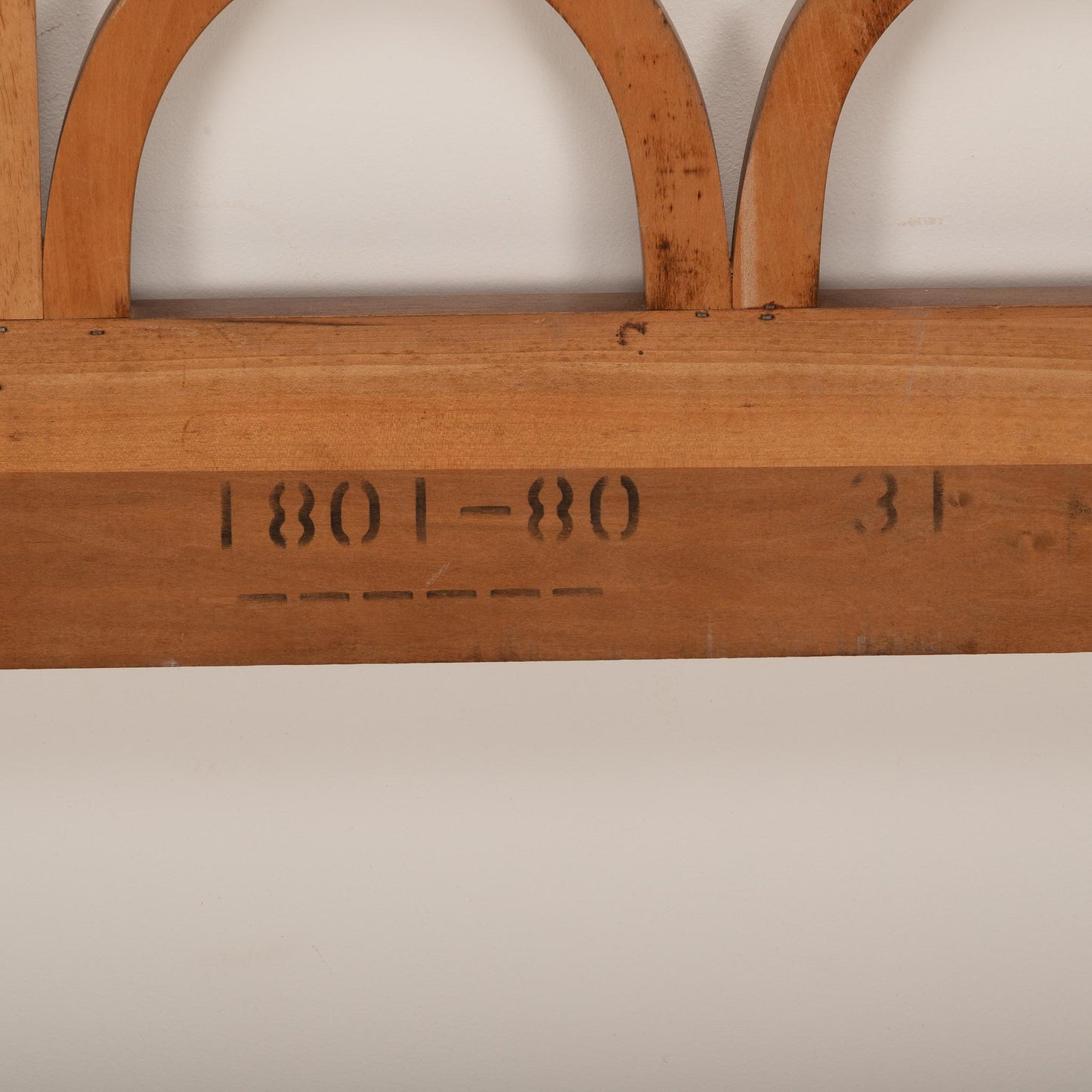 1960s Mid Century Modern Drexel King Headboard - Walnut Finish - Neoclassical - MCM Clean Lines - Vintage Piece - USA Shipping Available