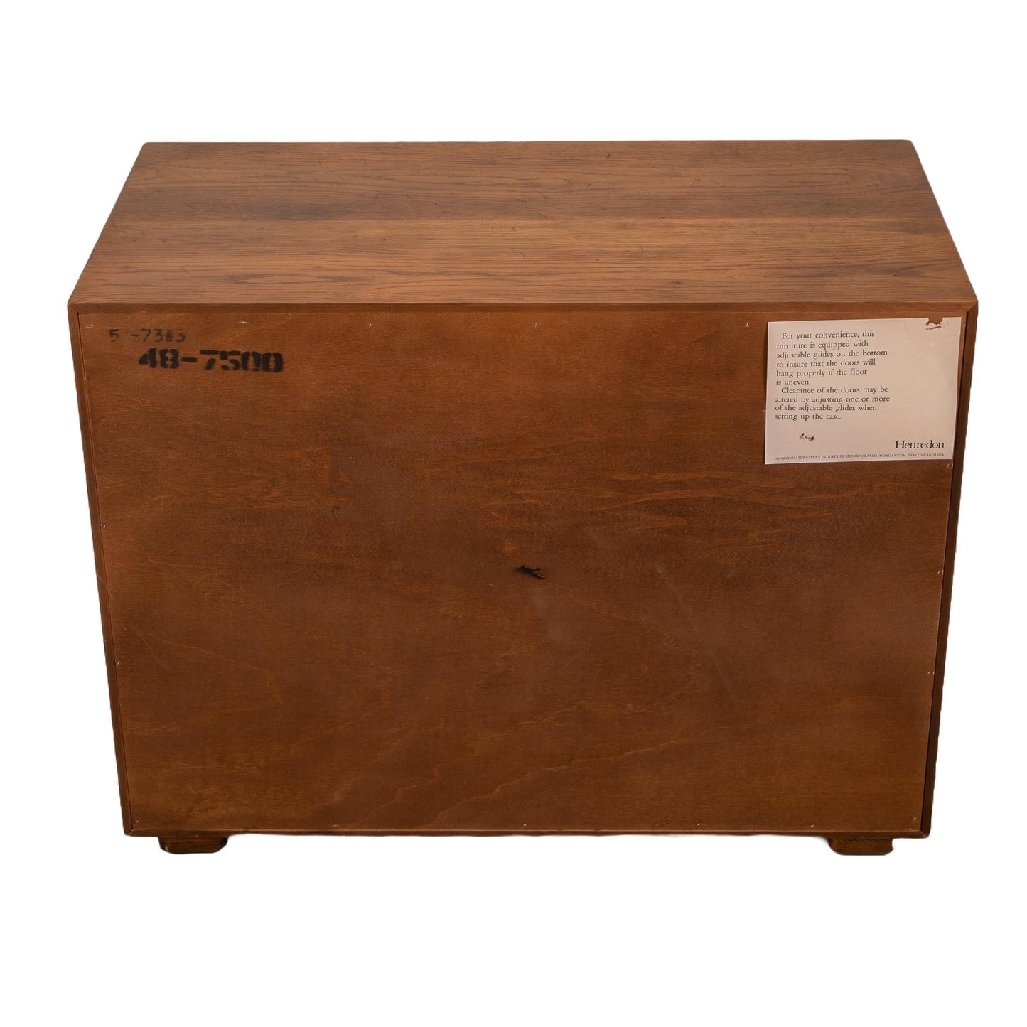 Henredon Artefacts Campaign Style Cabinet Low Chest , Classic Brass Handles, Timeless Style, USA Shipping Available