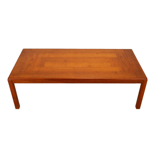 Danish Modern Teak Coffee Table – Vejle Stole of Denmark – 1970s Mid Century Modern Table – Scandinavian Vintage Furniture USA Shipping