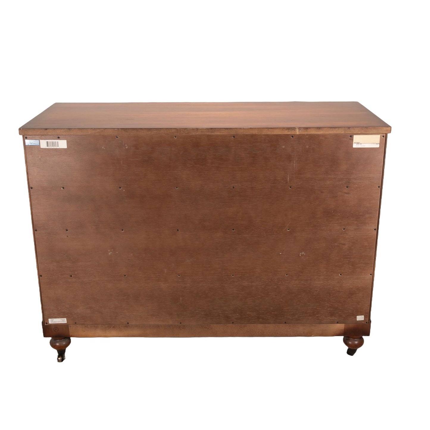 Vintage Large Ralph Lauren American Empire Style Mahogany 5 Drawer Dresser on Casters , RL Lauren