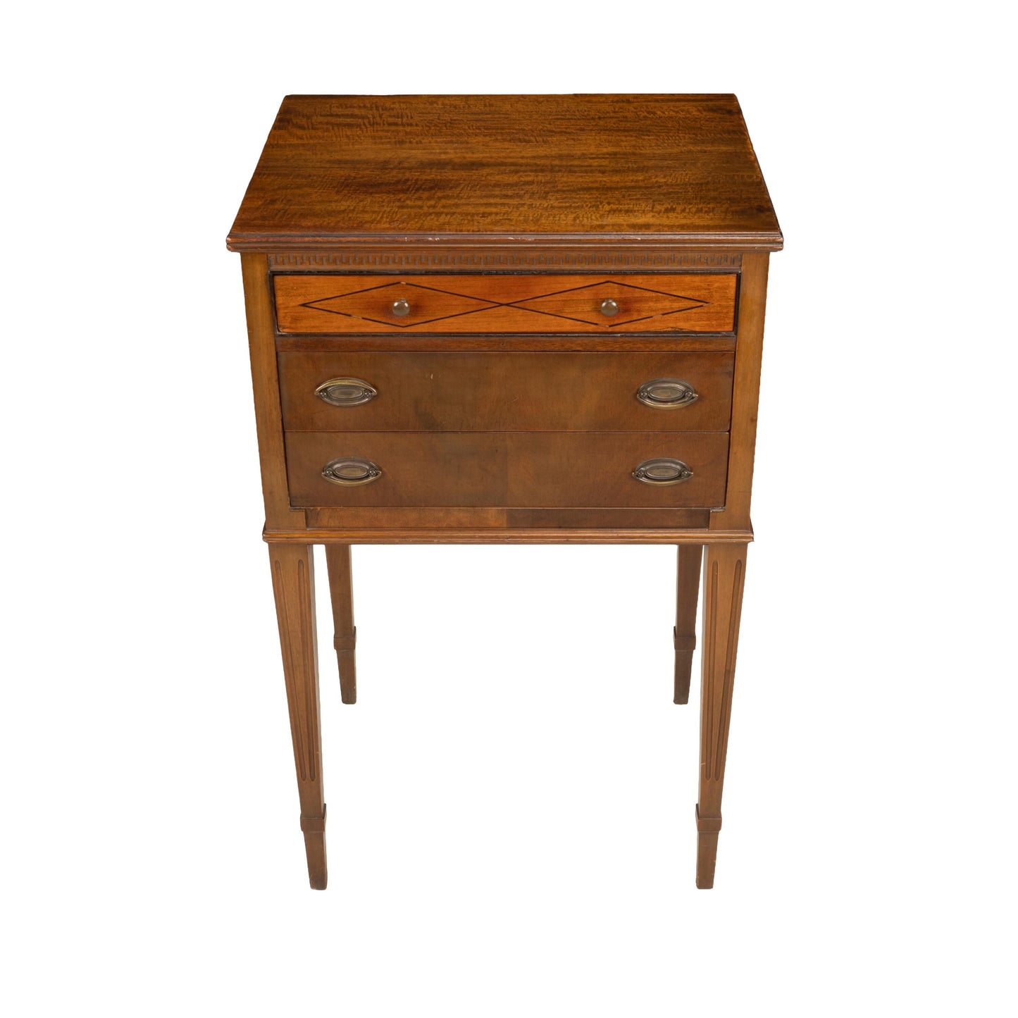Charles P Limbert Arts & Crafts Oak Jewelry Chest Side Table Felt Lined Drawers