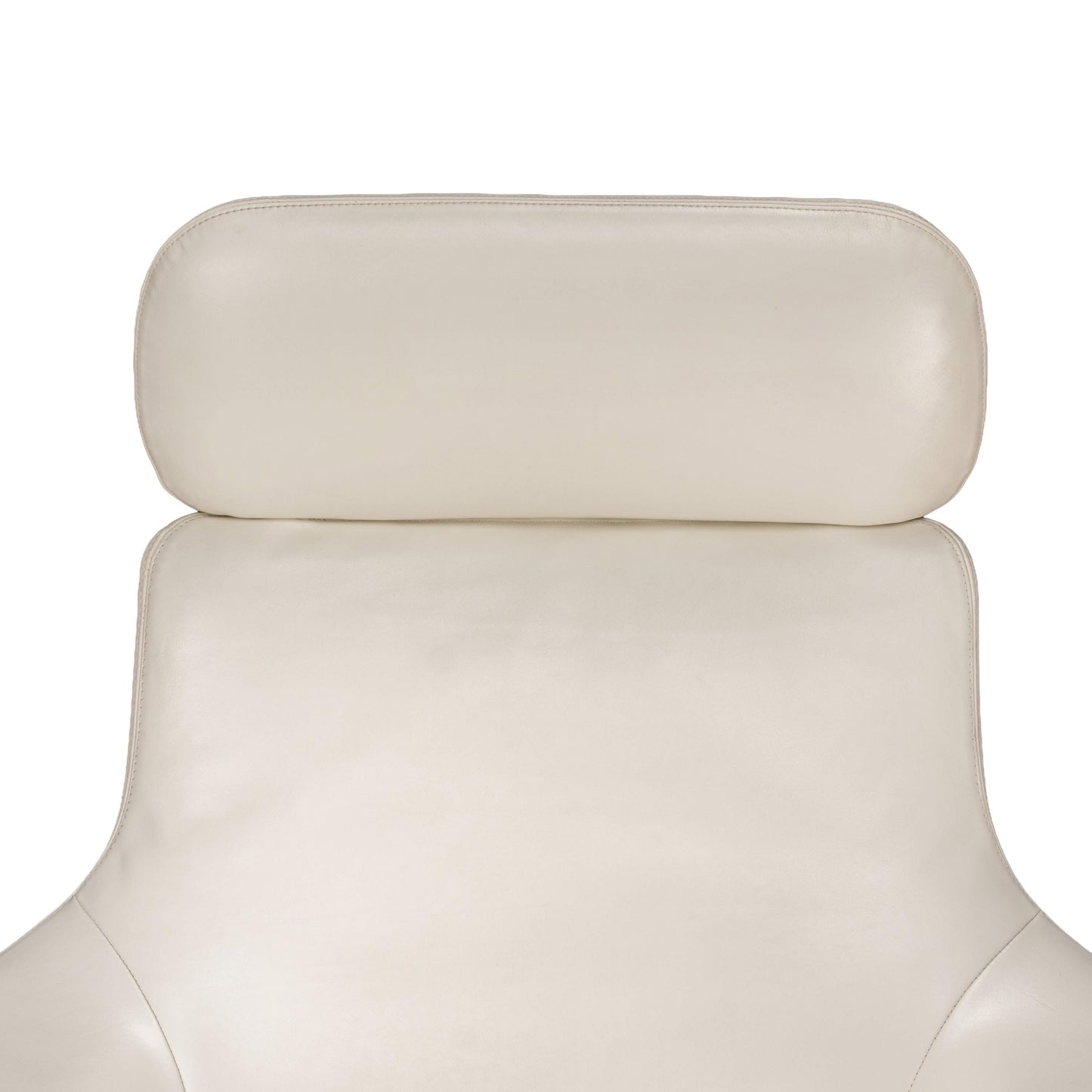B&b Italia Radar Lounge Chair by James Irvine White Leather Swivel Lounger Italy
