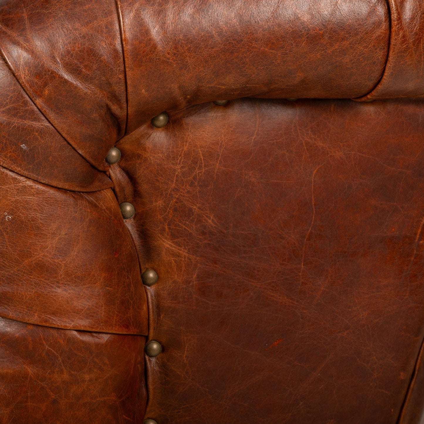 Mitchell Gold for Restoration Hardware Chesterfield Tufted Leather Lounge Chair