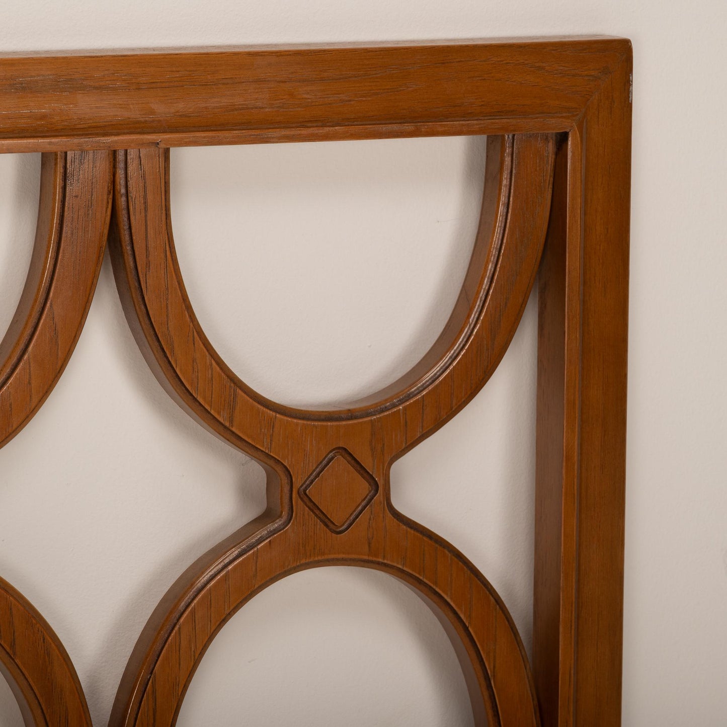 1960s Mid Century Modern Drexel King Headboard - Walnut Finish - Neoclassical - MCM Clean Lines - Vintage Piece - USA Shipping Available