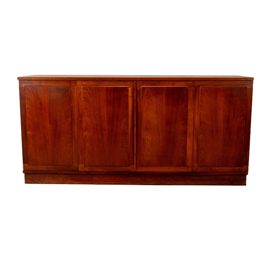 Mid-Century Modern Rosewood Credenza Buffet Sideboard TV Console by Jack Cartwright for Founders , Gorgeous MCM Design , Minimalist