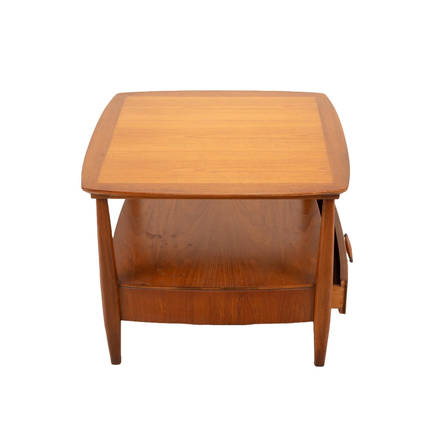 1960s Mid Century Henredon Danish Modern Style Accent Side Table – Vintage MCM End Table, Retro Minimalist Furniture