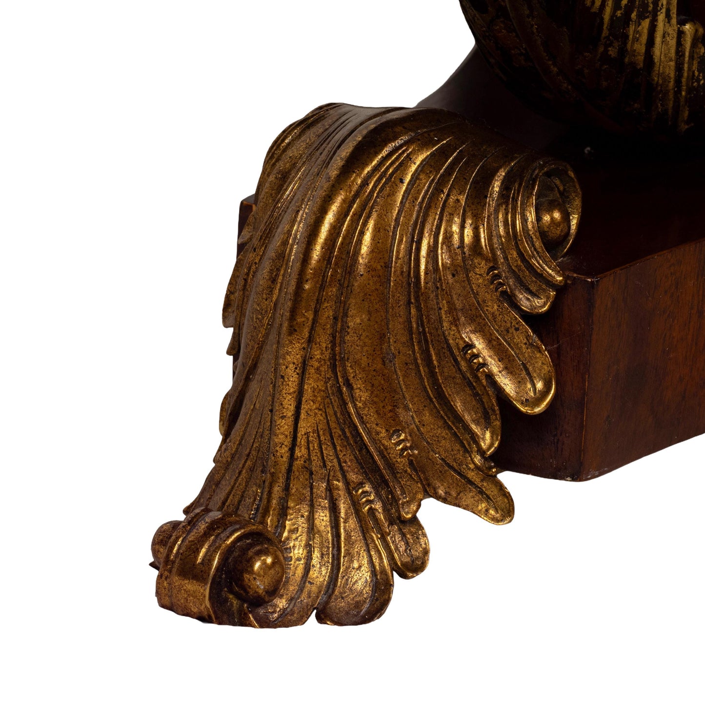 Maitland Smith Spiro Inlaid Mahogany Regency Center Table 41x41"