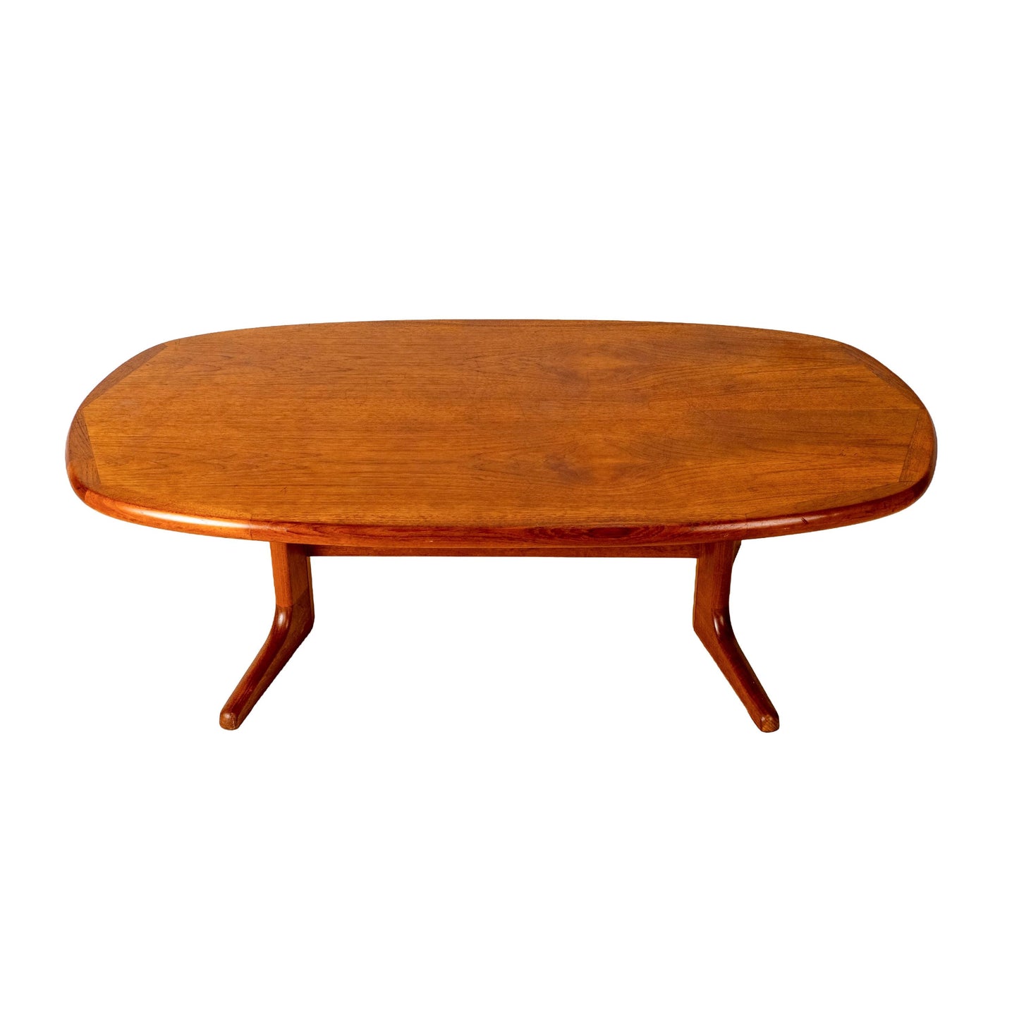 Vintage Solid Teak Danish Modern Coffee Table Nordic Furniture of Ontario MCM