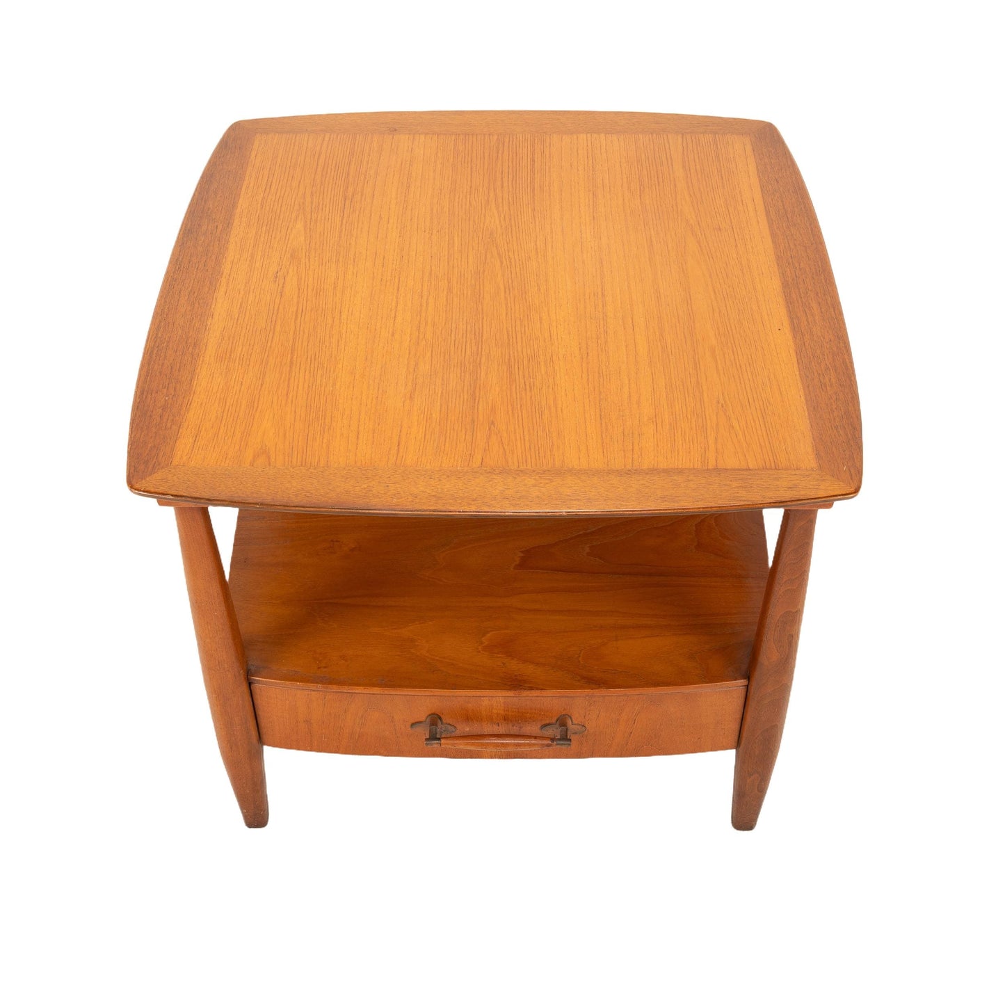 1960s Mid Century Henredon Danish Modern Style Accent Side Table – Vintage MCM End Table, Retro Minimalist Furniture