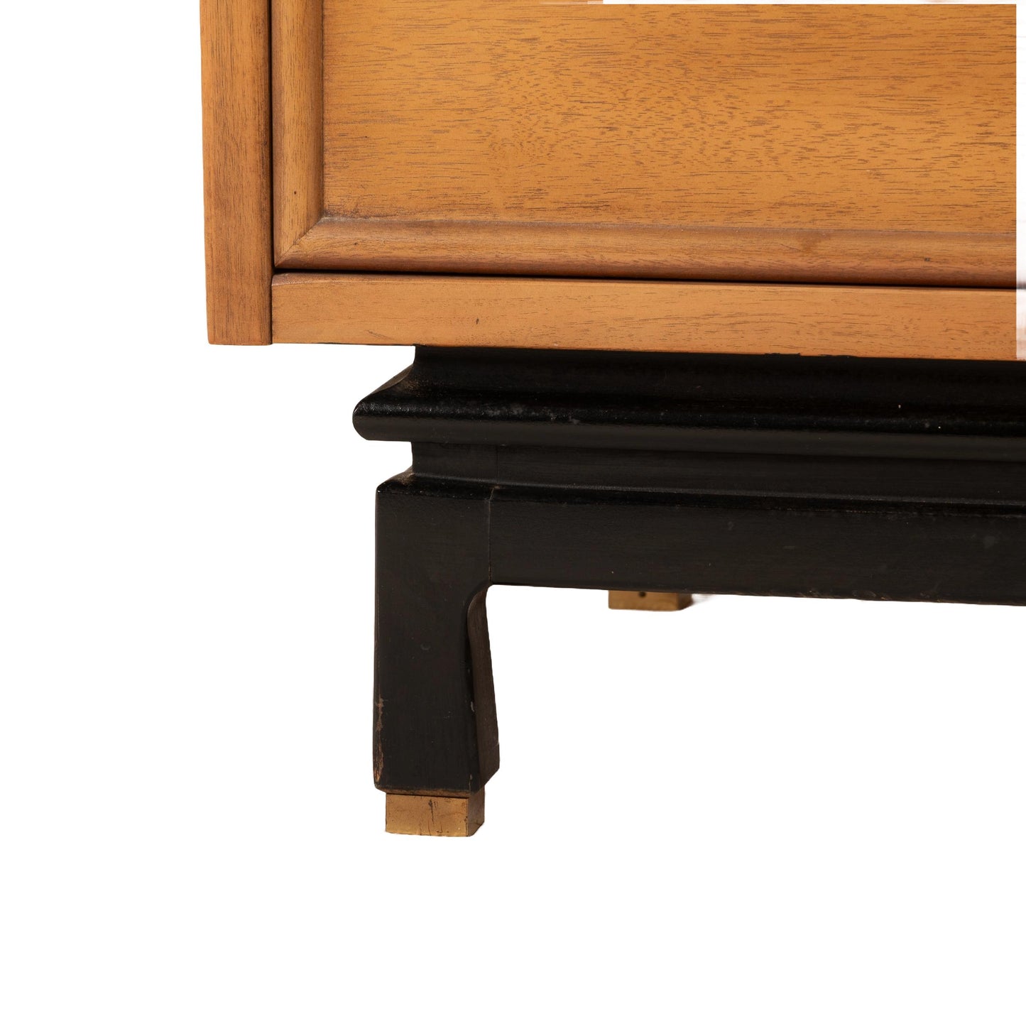 Large Mid-Century Dresser by American of Martinsville – Asian Ming Style, Blonde Walnut, Vintage MCM 1960s Lowboy Credenza