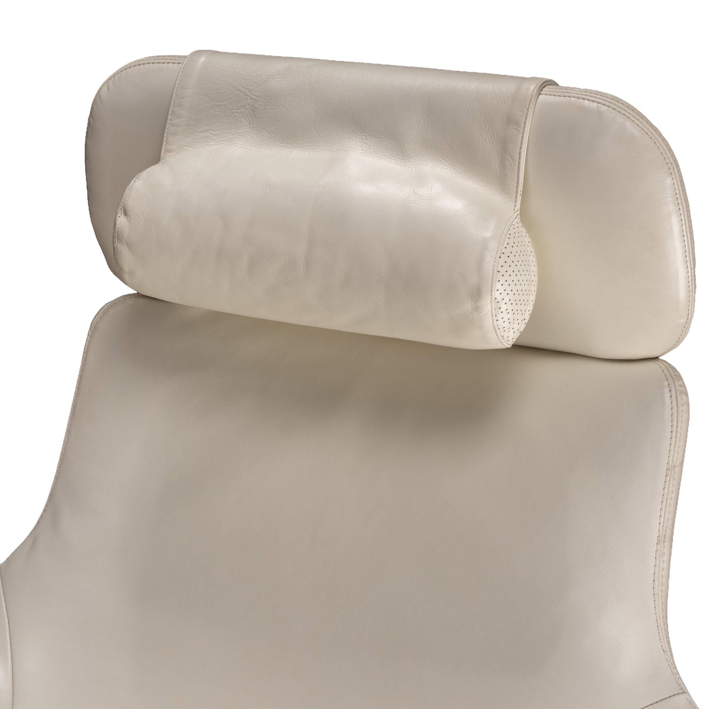 B&b Italia Radar Lounge Chair by James Irvine White Leather Swivel Lounger Italy