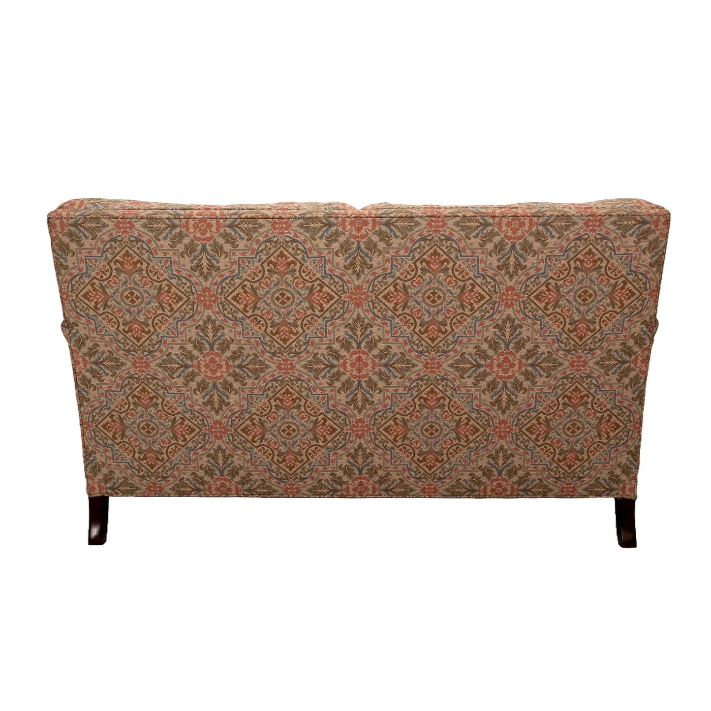 Vintage Hickory Chair Company English Roll Arm Loveseat With Casters , Elegant Sofa, High End Home Furniture, Brass Wheels, Gorgeous