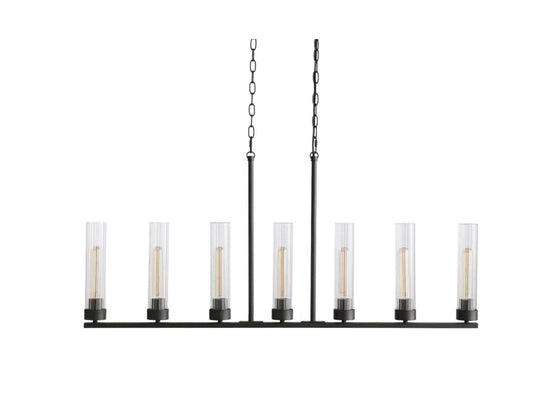 Arhaus Andreas Linear Chandelier in Bronze - New in Packaging 2999 in Store, High End Lighting, Sold at Fraction of Price, Free Shipping