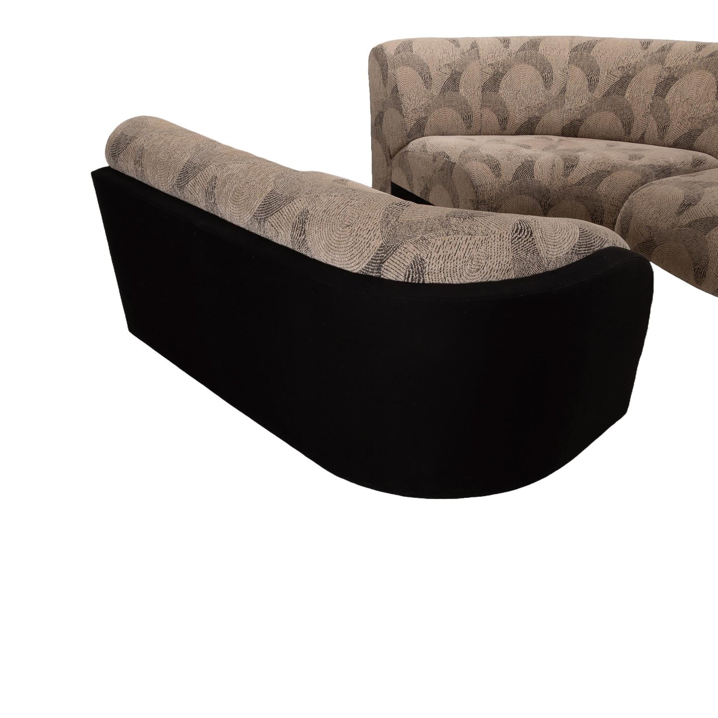 1980s Modern Sculptural Serpentine Sofa Sectional by Vladimir Kagan for Preview Furniture - Unique Post Modern Design Statement Piece