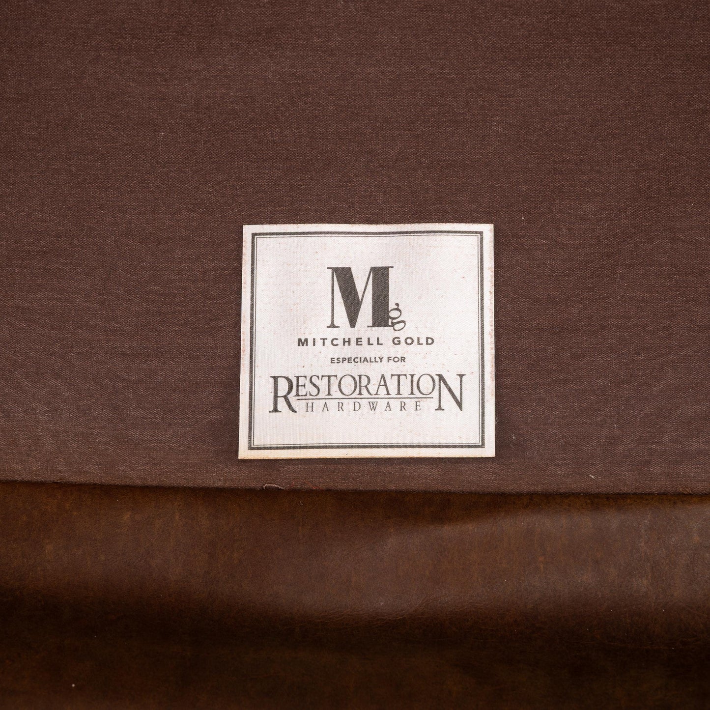 Mitchell Gold for Restoration Hardware Chesterfield Tufted Leather Lounge Chair