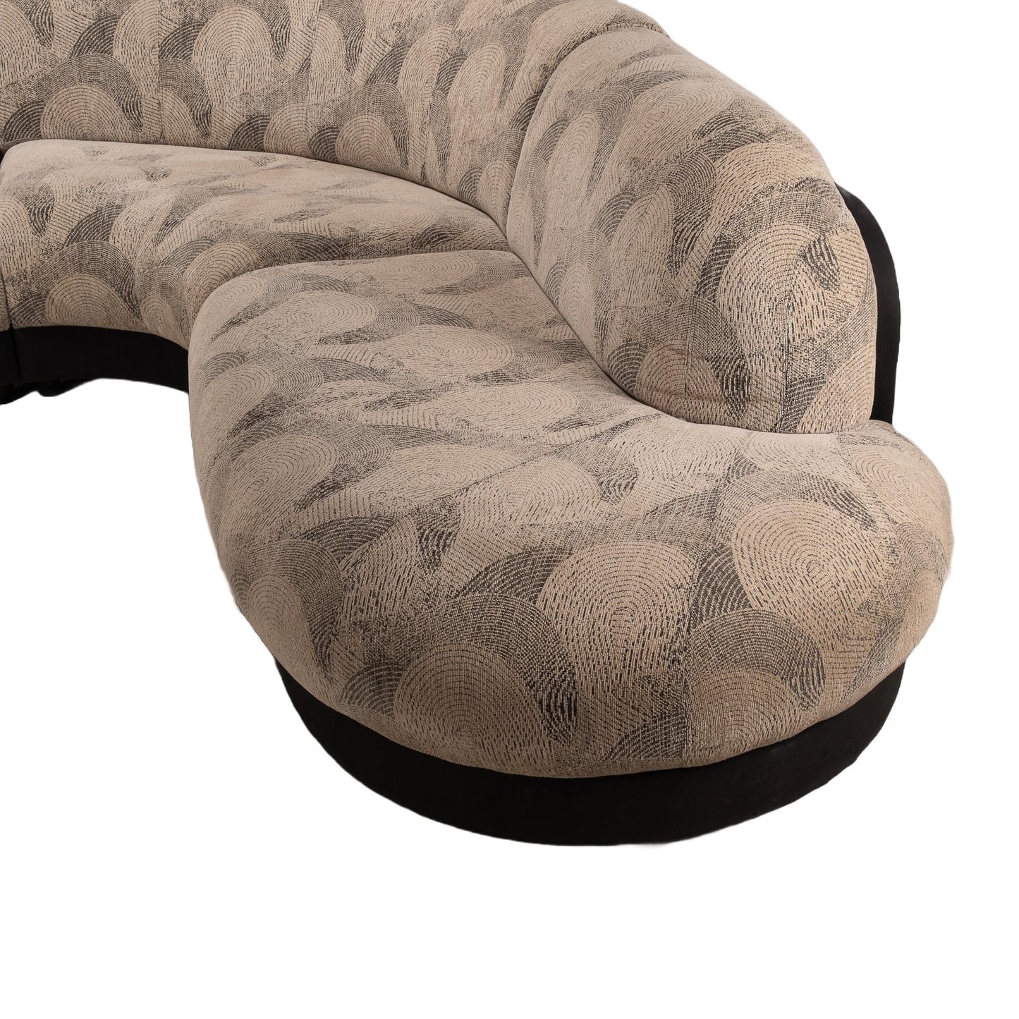 1980s Modern Sculptural Serpentine Sofa Sectional by Vladimir Kagan for Preview Furniture - Unique Post Modern Design Statement Piece