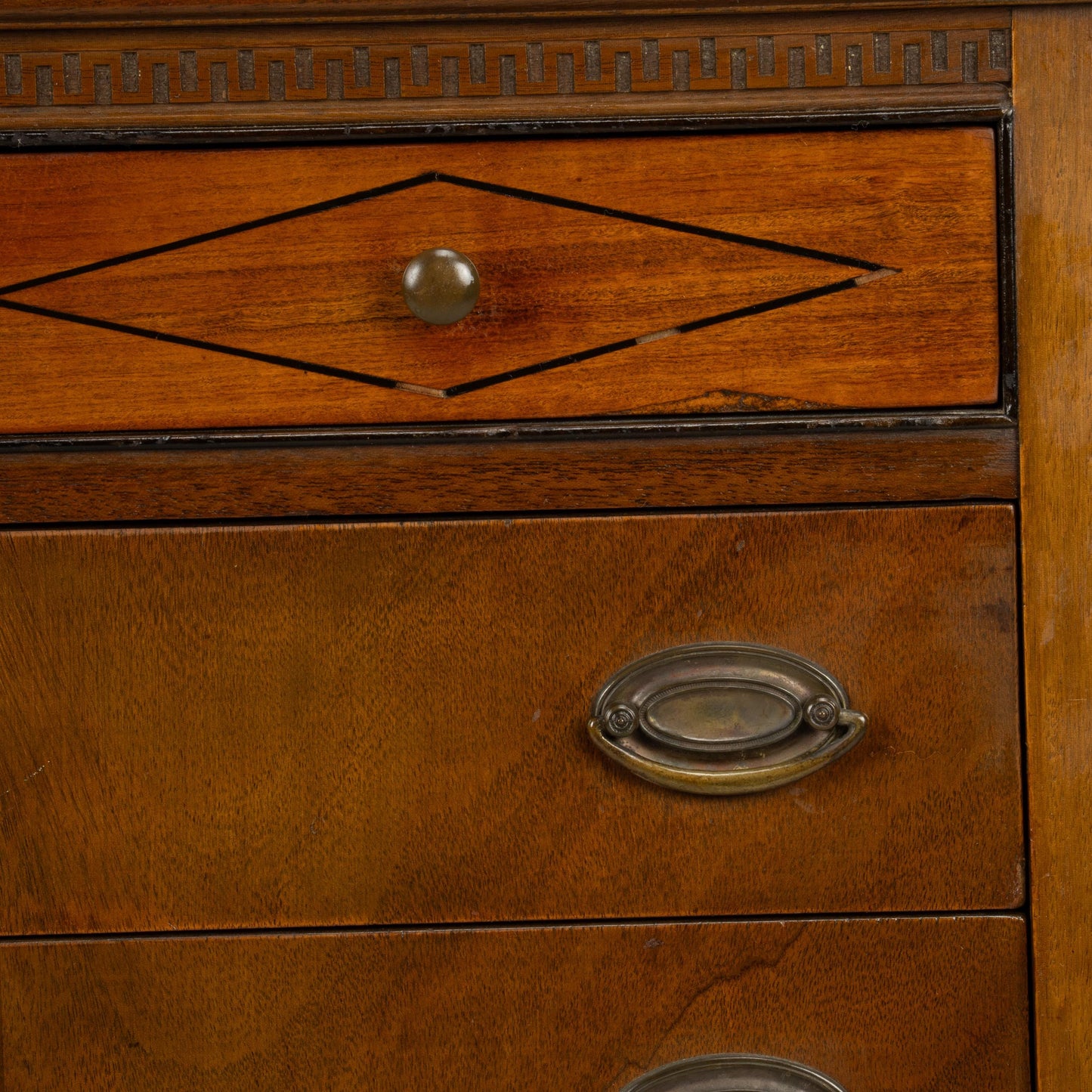 Charles P Limbert Arts & Crafts Oak Jewelry Chest Side Table Felt Lined Drawers