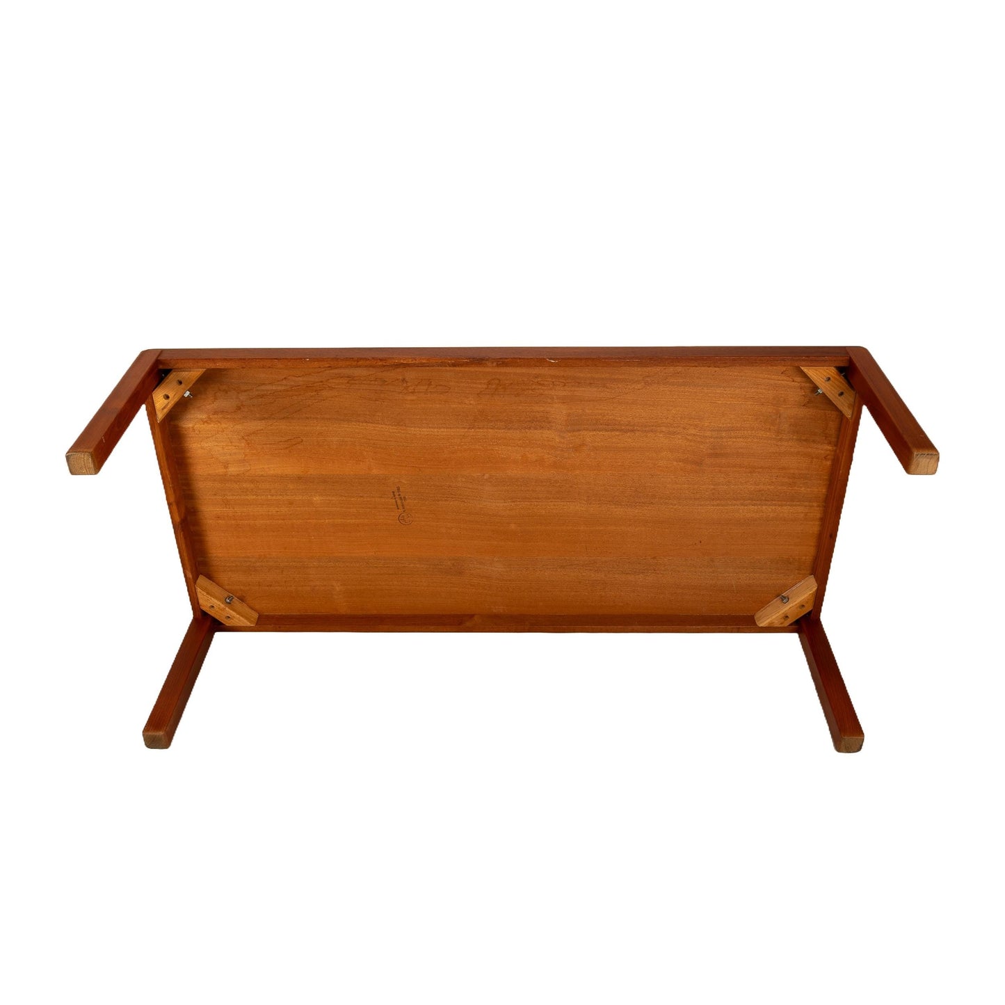 Danish Modern Teak Coffee Table – Vejle Stole of Denmark – 1970s Mid Century Modern Table – Scandinavian Vintage Furniture USA Shipping