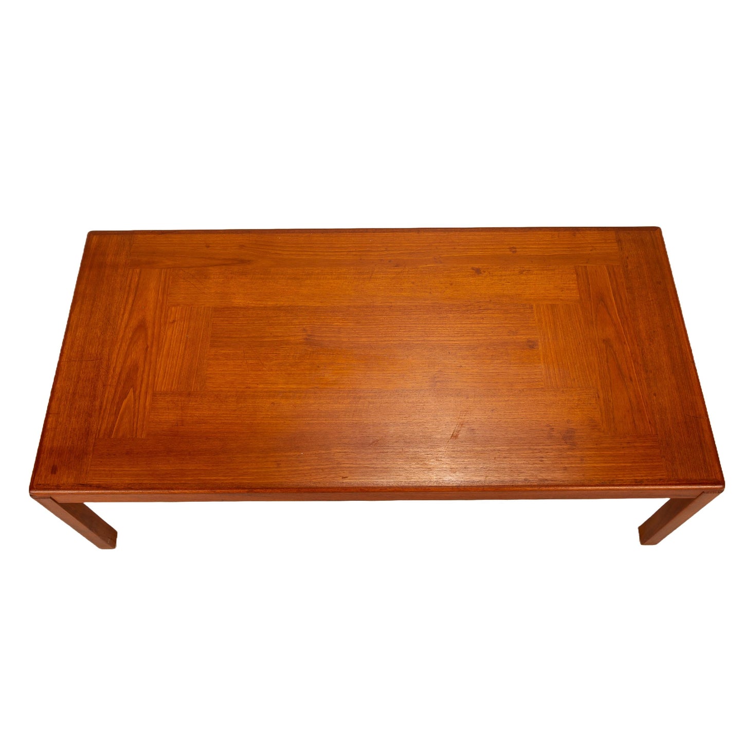 Danish Modern Teak Coffee Table – Vejle Stole of Denmark – 1970s Mid Century Modern Table – Scandinavian Vintage Furniture USA Shipping