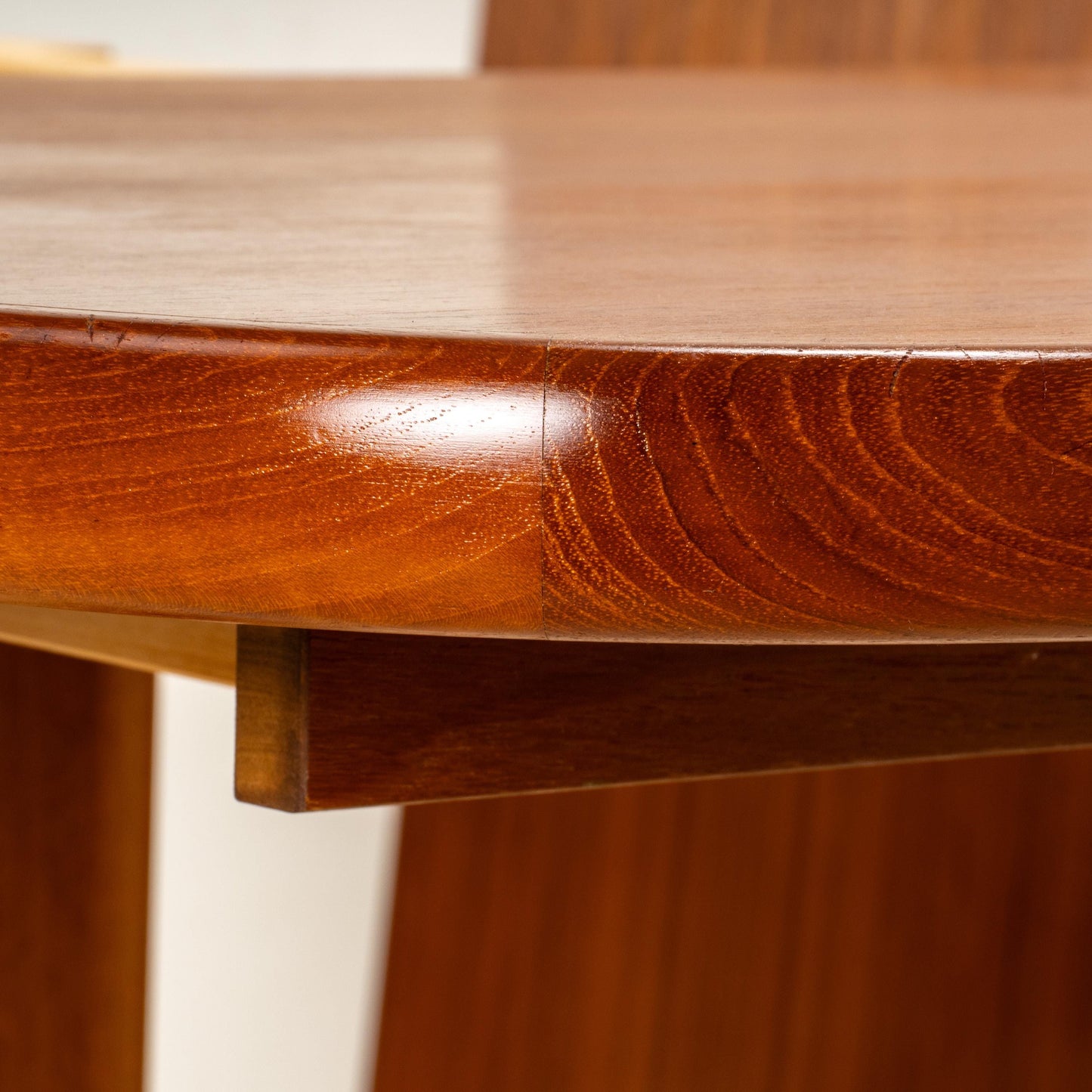 Rasmus Danish Modern Teak Extension Dining Table 2 Leaves Denmark MCM 98.5"