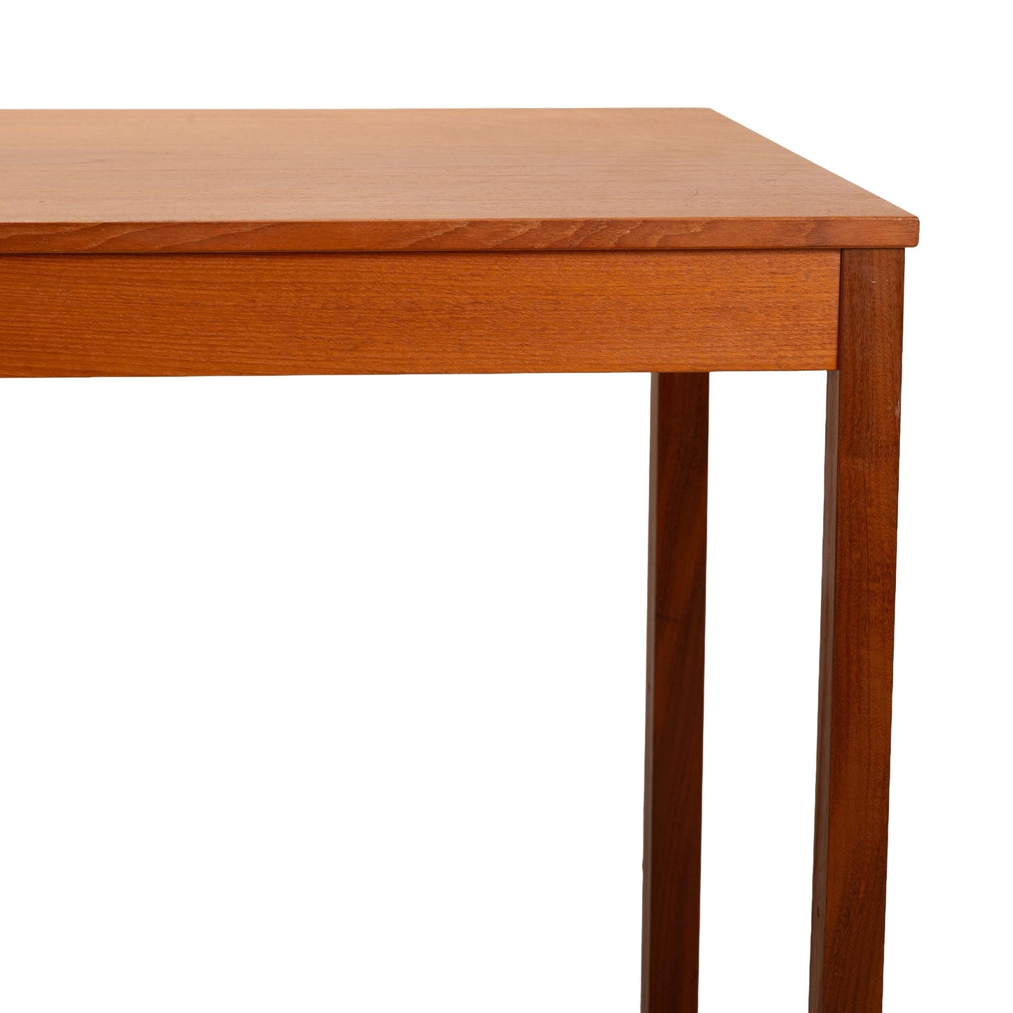 Mid-Century Danish Modern Teak Desk by Domino Møbler – 3-Drawer Design