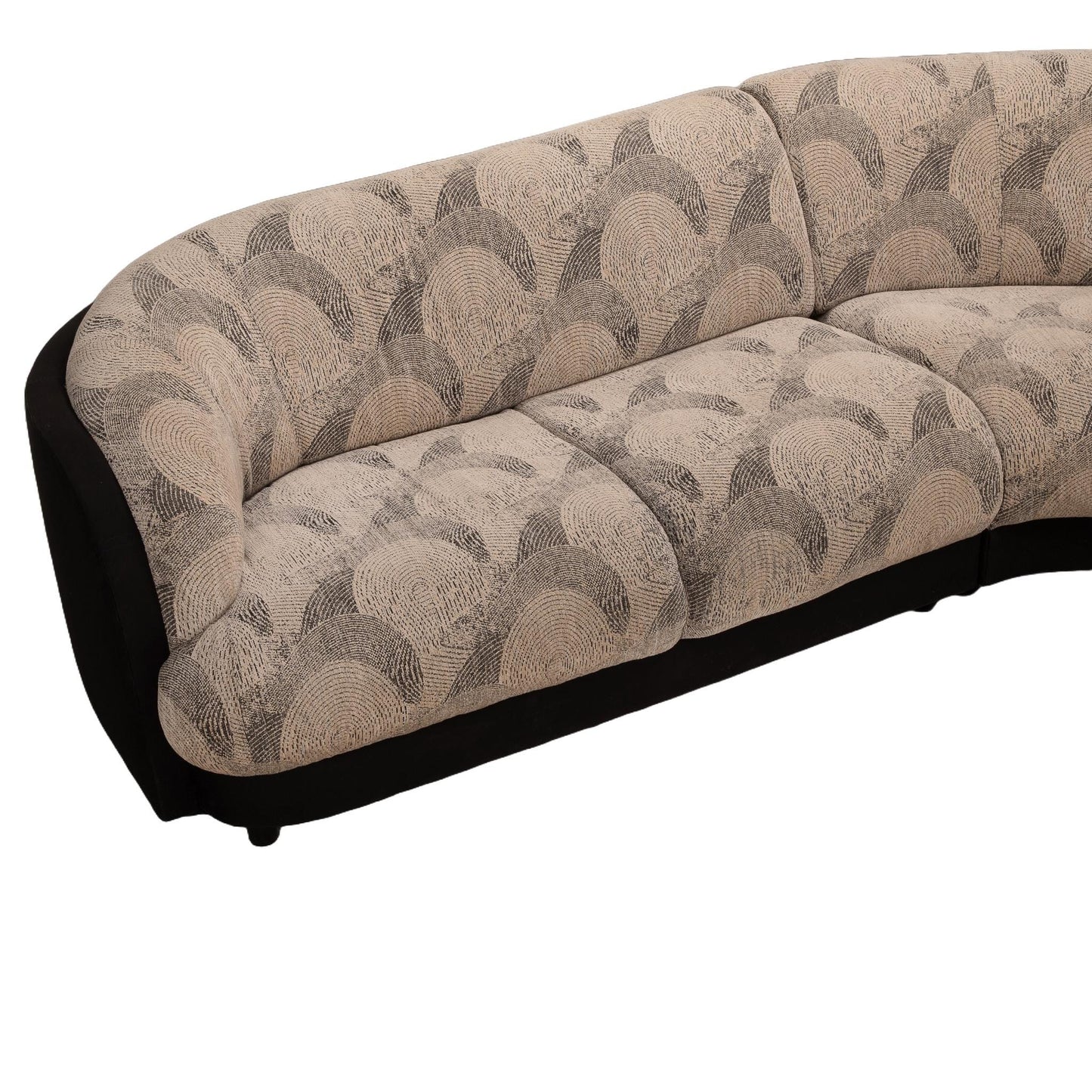 1980s Modern Sculptural Serpentine Sofa Sectional by Vladimir Kagan for Preview Furniture - Unique Post Modern Design Statement Piece